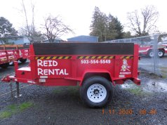 DUMP TRAILER 4’x8′ 3K 1YD