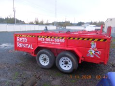 TRAILER, BOX 6’X12′,6K  TAILGATE