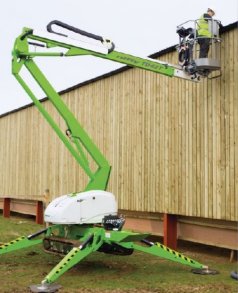 TRACK BOOM LIFT, 34′, 20′ FROM BASE